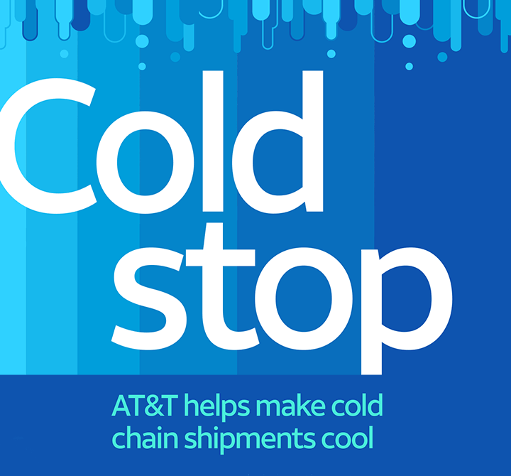 Cold stop - AT&T helps make cold chain shipments cool.