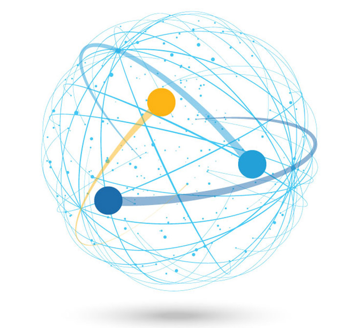 IoT globe graphic