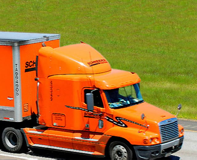 How Schneider's truck technology enhances vehicle and driver safety