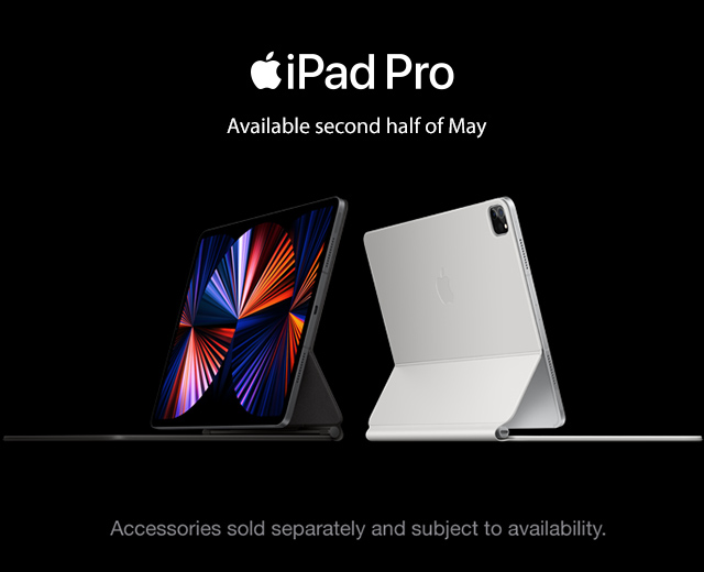 iPad Pro. Available second half of May.