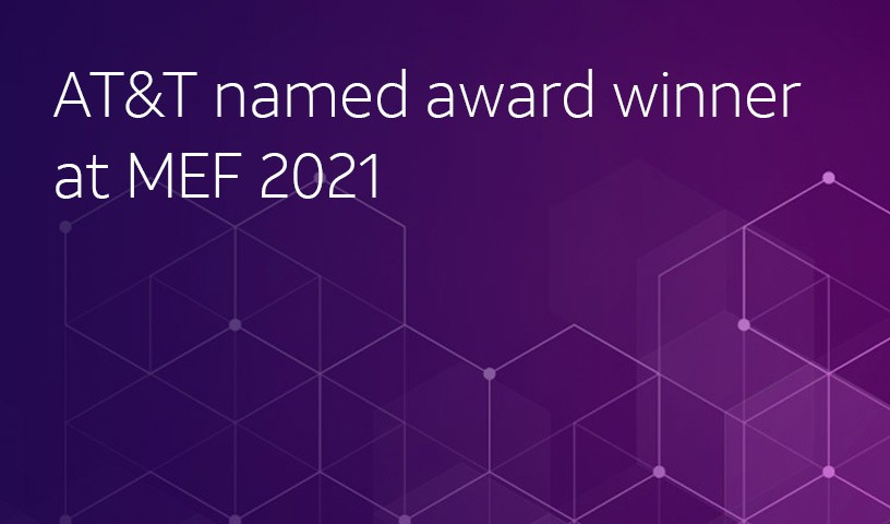 AT&T named award winner at MEF 2021