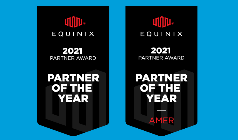 Equinix Partner Award 2021. Partner of the year. AMER.
