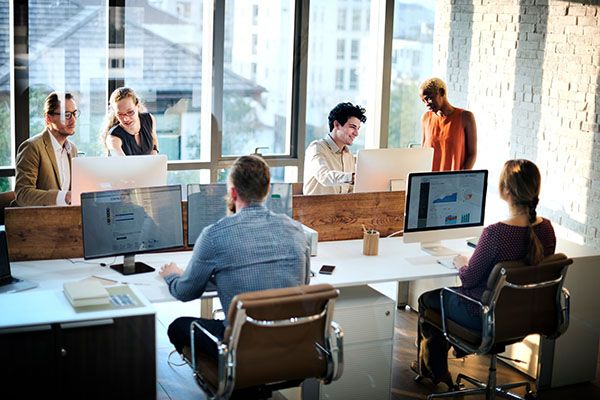 Business People Meeting Discussion Working Office Concept