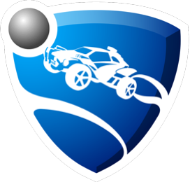 Rocket league logo in blue