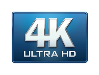 4K Ultra HD logo icon