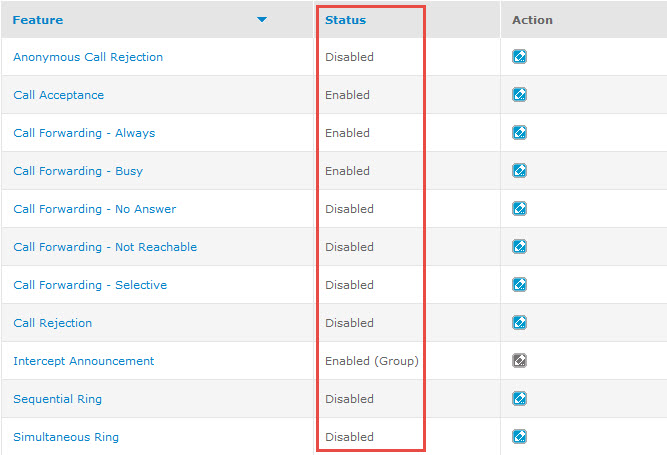 The Inbound Features tab of the Customer Portal home page.